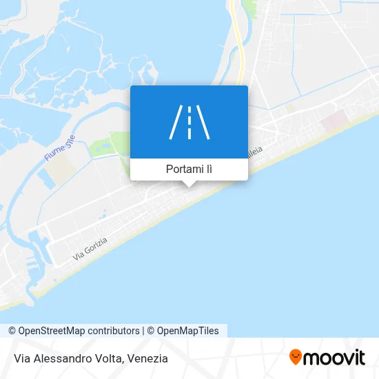 Mappa Via Alessandro Volta