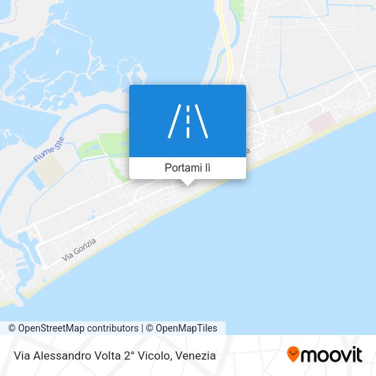 Mappa Via Alessandro Volta 2° Vicolo