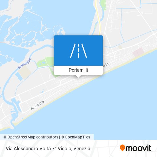 Mappa Via Alessandro Volta 7° Vicolo