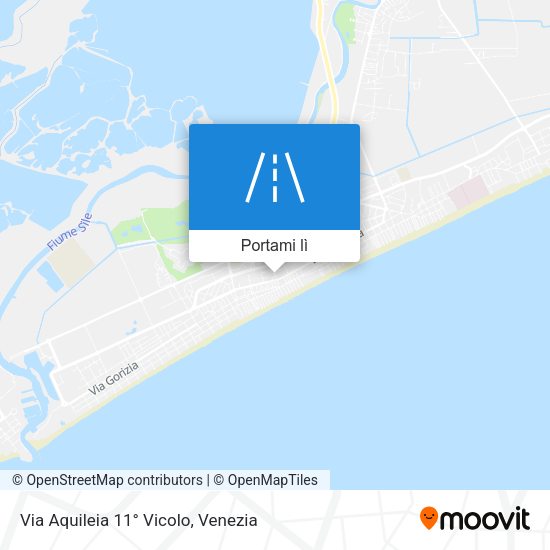 Mappa Via Aquileia 11° Vicolo