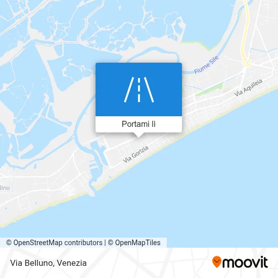 Mappa Via Belluno