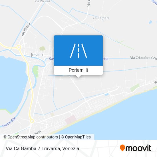 Mappa Via Ca Gamba 7 Travarsa