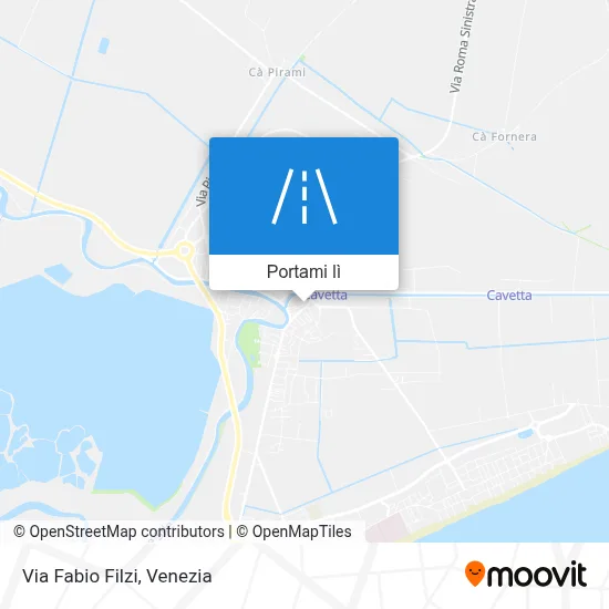 Mappa Via Fabio Filzi