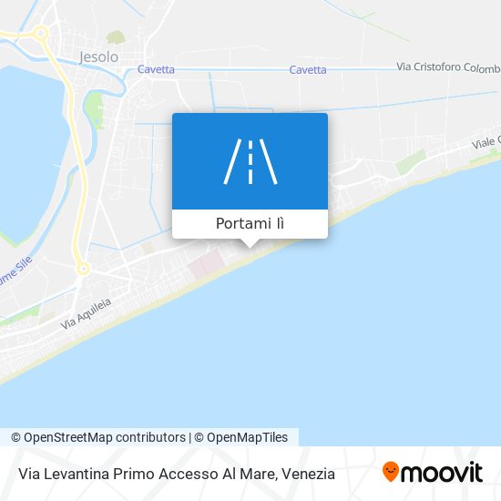 Mappa Via Levantina Primo Accesso Al Mare