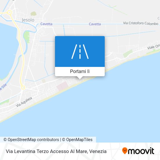 Mappa Via Levantina Terzo Accesso Al Mare