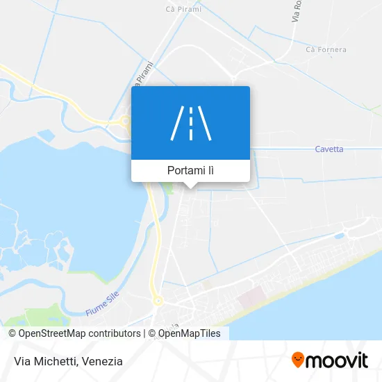 Mappa Via Michetti