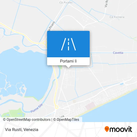 Mappa Via Rusti