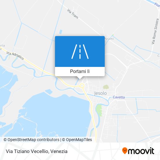 Mappa Via Tiziano Vecellio