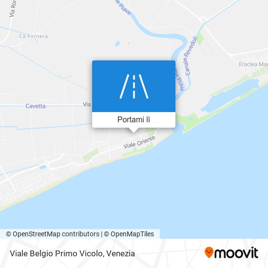 Mappa Viale Belgio Primo Vicolo