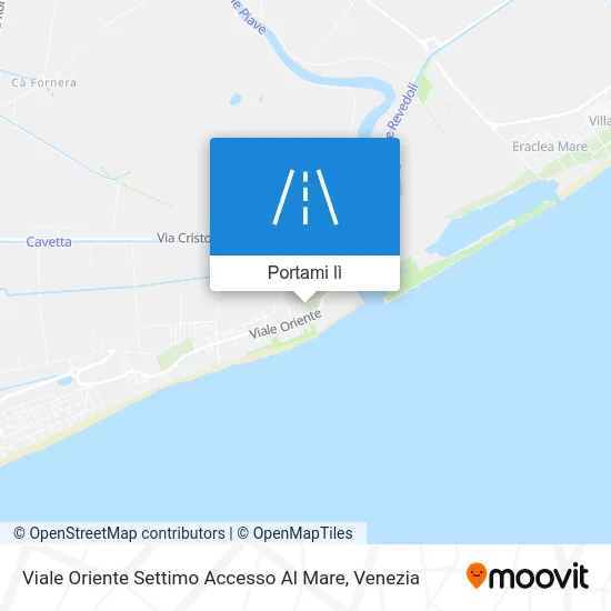 Mappa Viale Oriente Settimo Accesso Al Mare