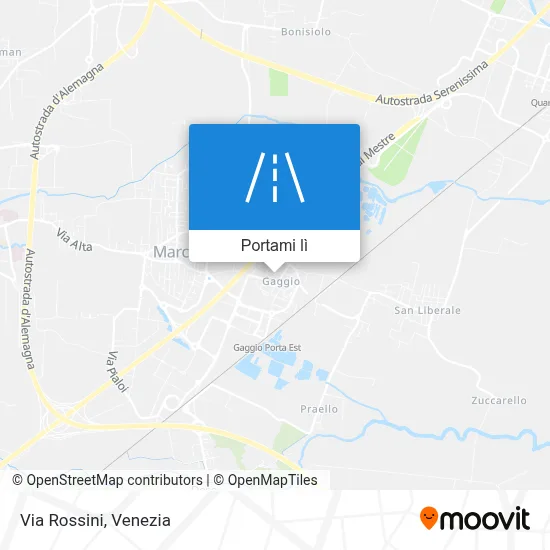 Mappa Via Rossini
