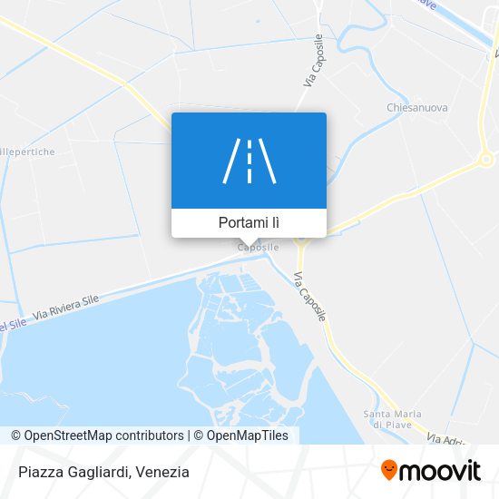 Mappa Piazza Gagliardi