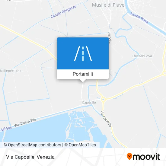 Mappa Via Caposile