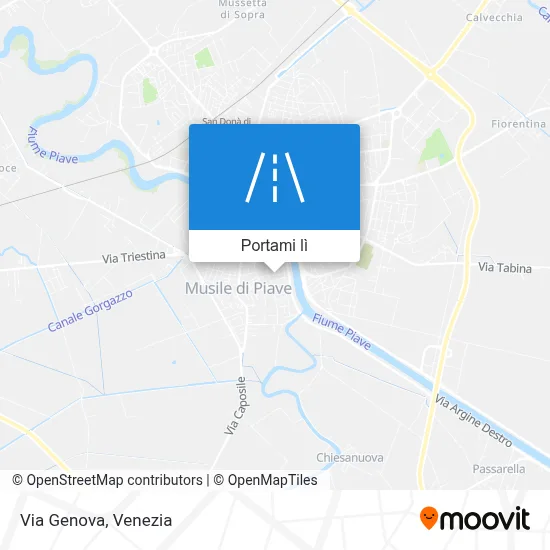 Mappa Via Genova