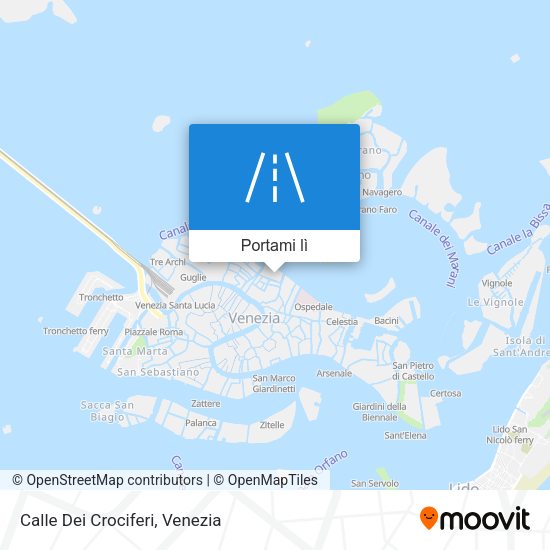 Mappa Calle Dei Crociferi