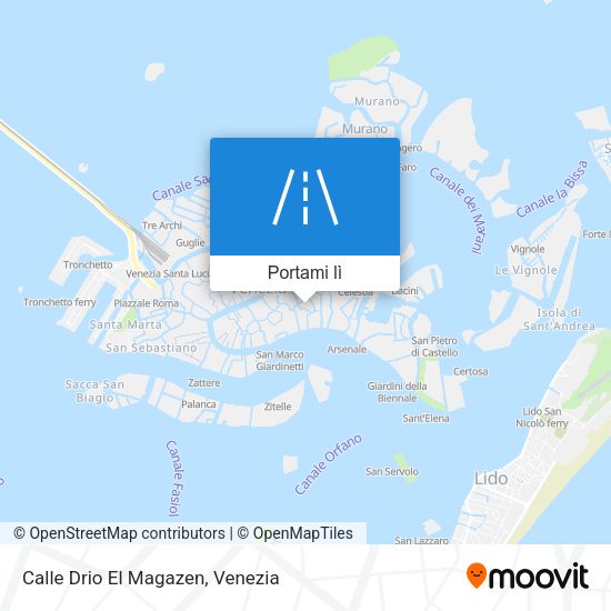 Mappa Calle Drio El Magazen