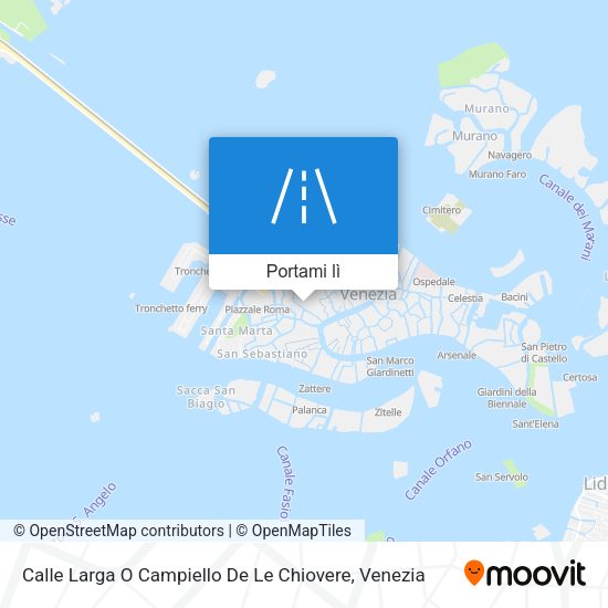 Mappa Calle Larga O Campiello De Le Chiovere