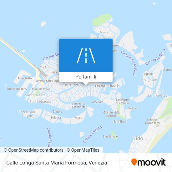 Mappa Calle Longa Santa Maria Formosa