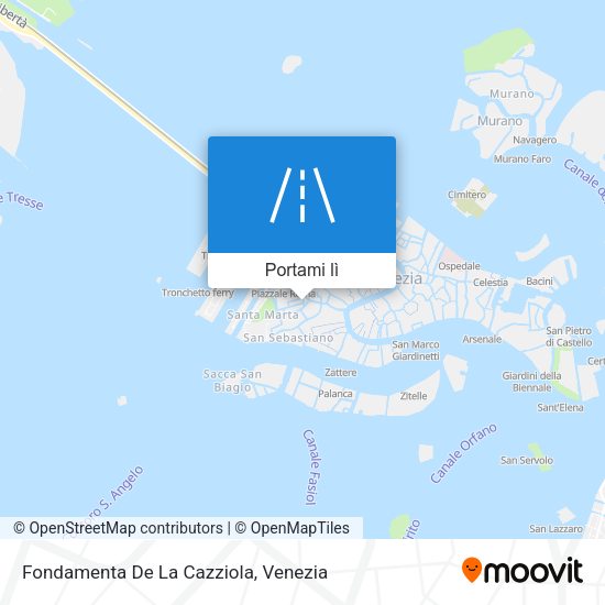 Mappa Fondamenta De La Cazziola