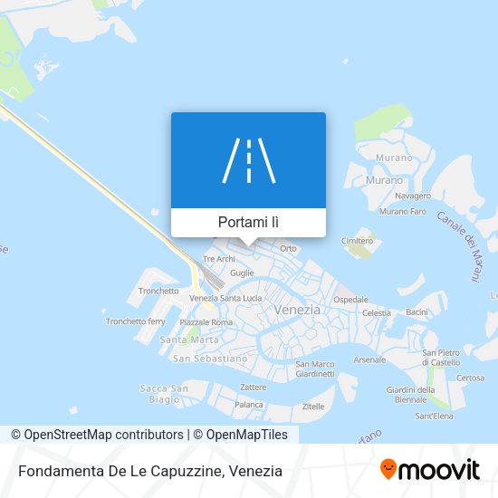 Mappa Fondamenta De Le Capuzzine