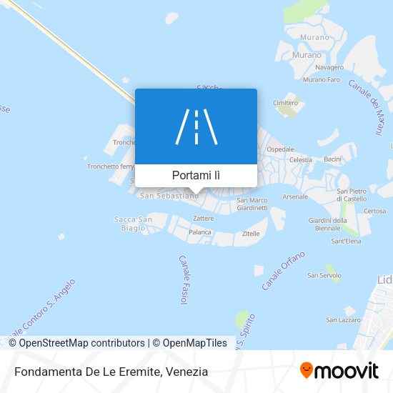 Mappa Fondamenta De Le Eremite