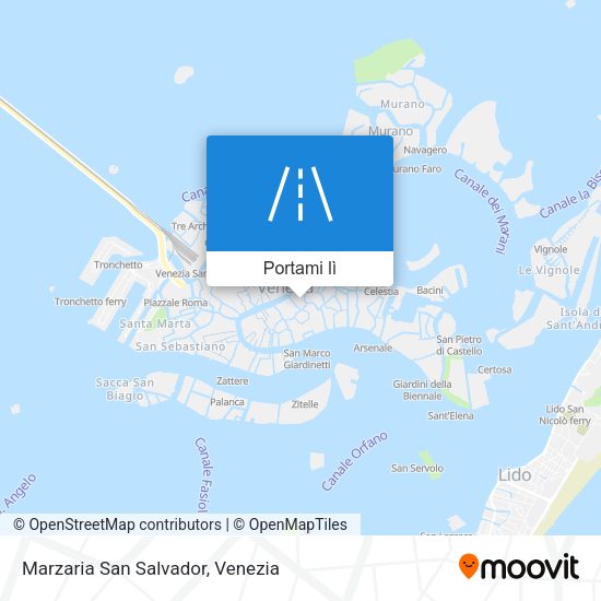 Mappa Marzaria San Salvador