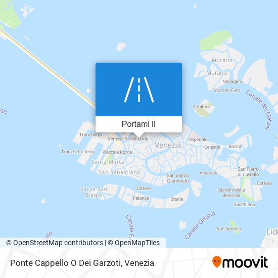 Mappa Ponte Cappello O Dei Garzoti