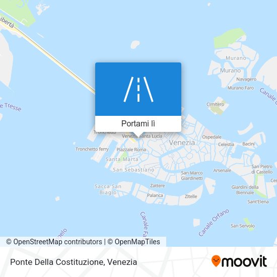 Mappa Ponte Della Costituzione