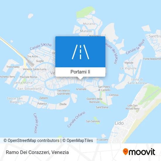 Mappa Ramo Dei Corazzeri