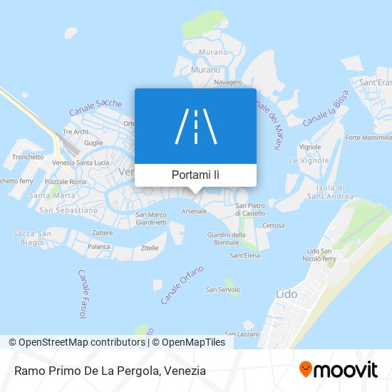 Mappa Ramo Primo De La Pergola