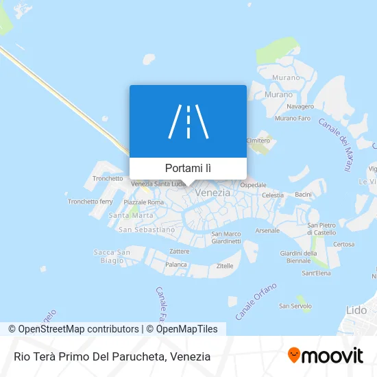 Mappa Rio Terà Primo Del Parucheta