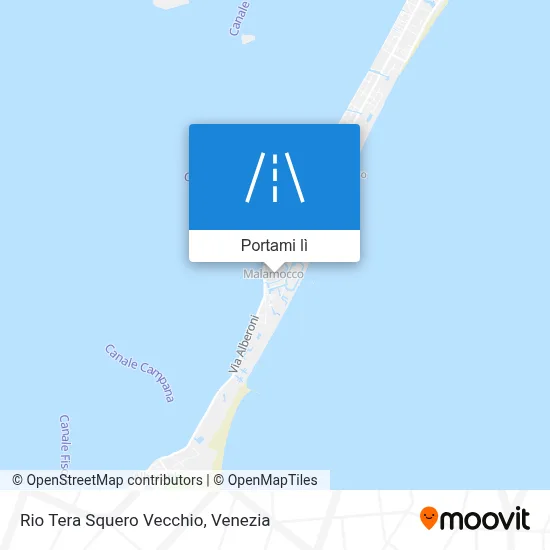 Mappa Rio Tera Squero Vecchio