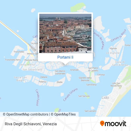 Mappa Riva Degli Schiavoni