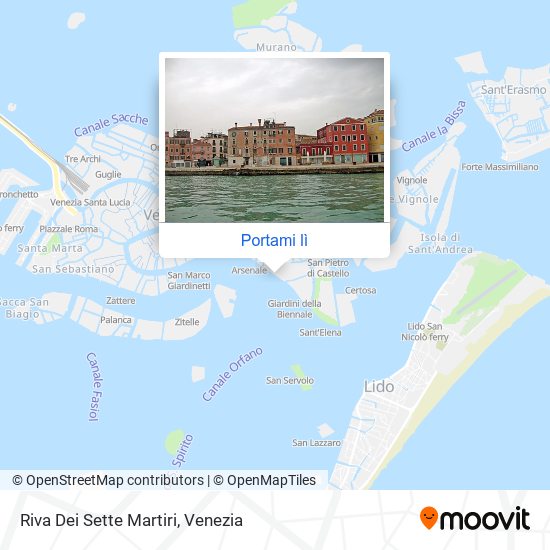 Mappa Riva Dei Sette Martiri