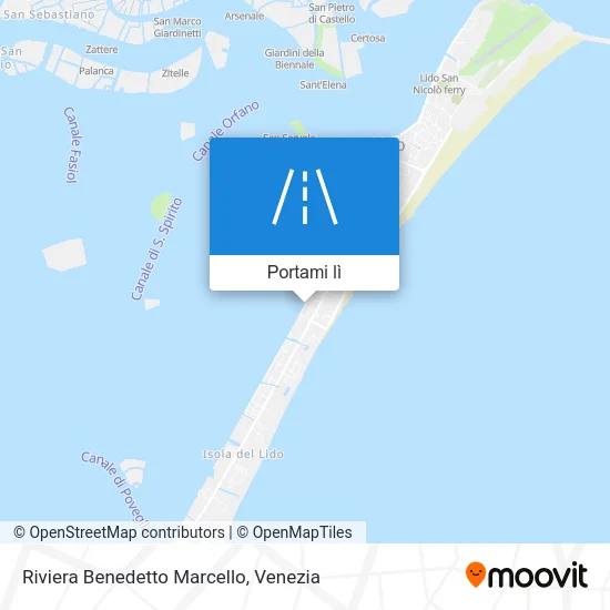 Mappa Riviera Benedetto Marcello