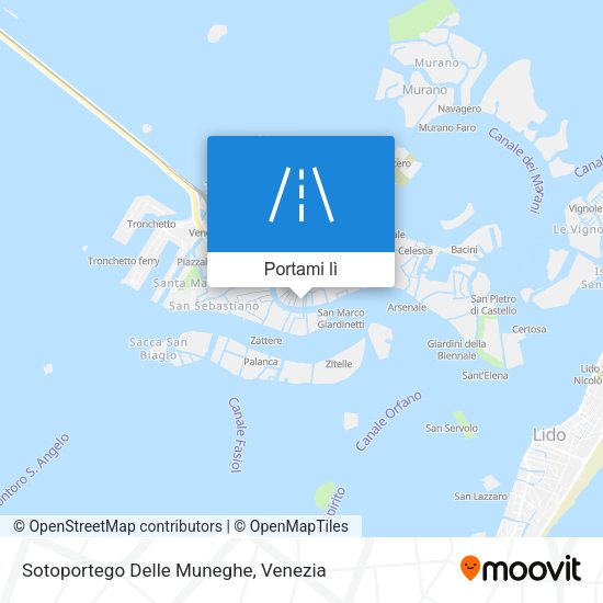 Mappa Sotoportego Delle Muneghe