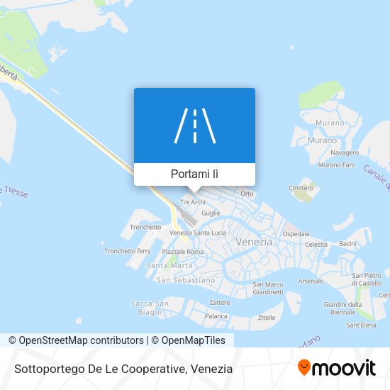 Mappa Sottoportego De Le Cooperative