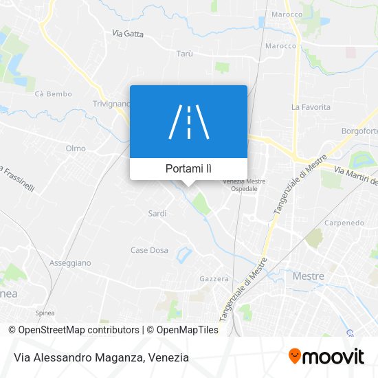 Mappa Via Alessandro Maganza