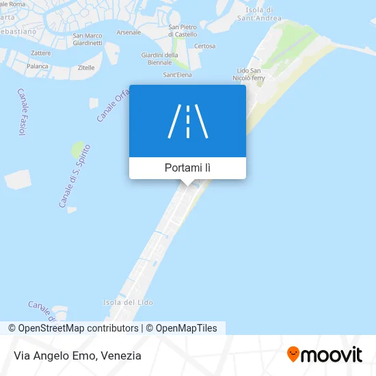 Mappa Via Angelo Emo