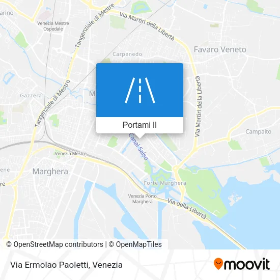 Mappa Via Ermolao Paoletti