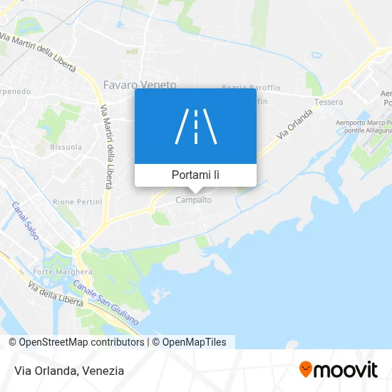 Mappa Via Orlanda
