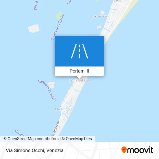 Mappa Via Simone Occhi