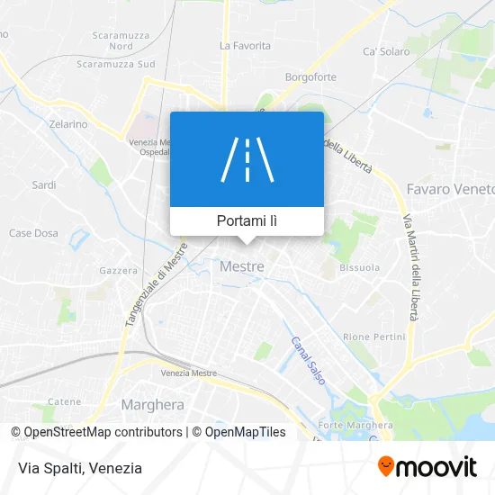 Mappa Via Spalti