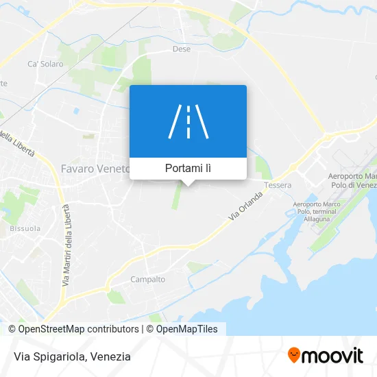 Mappa Via Spigariola