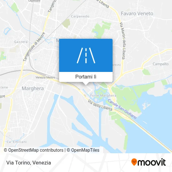 Mappa Via Torino