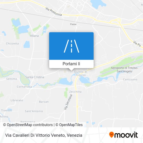 Mappa Via Cavalieri Di Vittorio Veneto