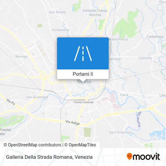 Mappa Galleria Della Strada Romana