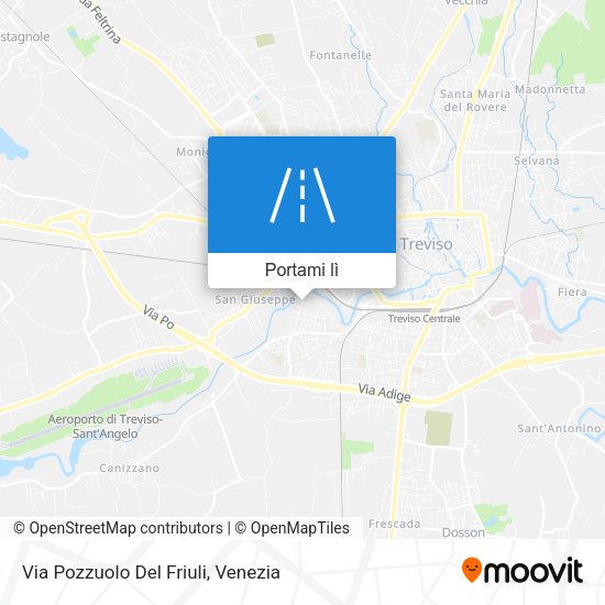 Mappa Via Pozzuolo Del Friuli