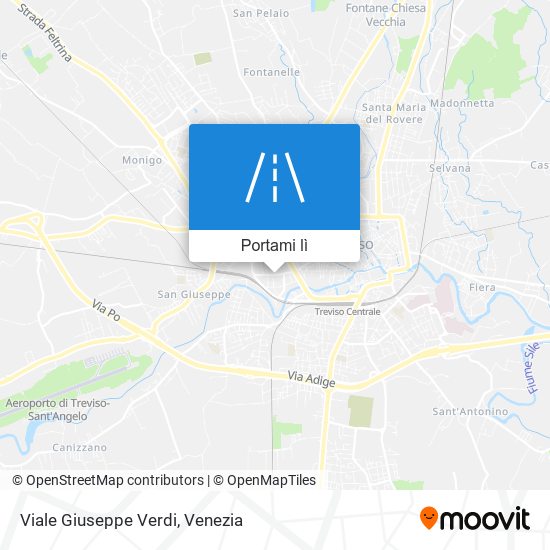 Mappa Viale Giuseppe Verdi