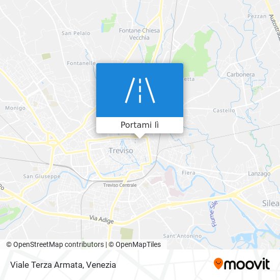 Mappa Viale Terza Armata